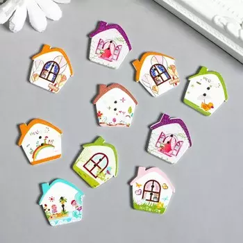 Пуговицы дерево для творчества 2 прокола