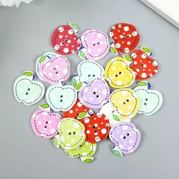 Пуговицы дерево для творчества 2 прокола