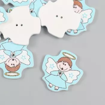 Пуговицы дерево для творчества 2 прокола