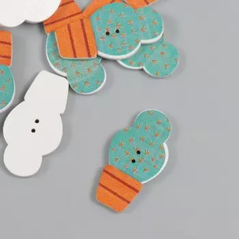 Пуговицы дерево для творчества 2 прокола