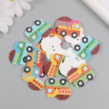 Пуговицы дерево для творчества 2 прокола