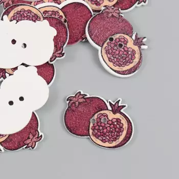 Пуговицы дерево для творчества 2 прокола