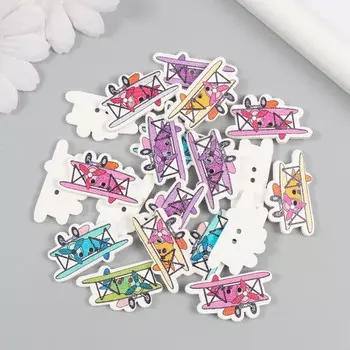 Пуговицы дерево для творчества 2 прокола