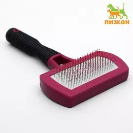 Пуходерка с каплей 10 х 17 см, прорезиненная ручка