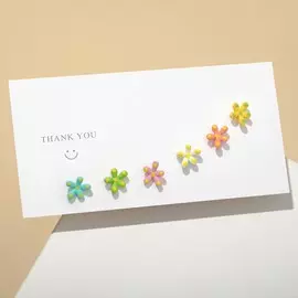 Пусеты набор 3 пары