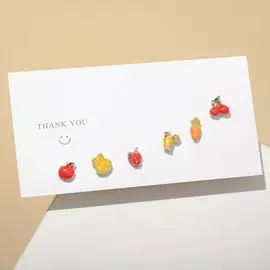 Пусеты набор 3 пары