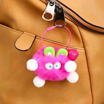 Брелок для ключей на тросе с бубенчиком