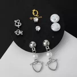 Пусеты 4 пары