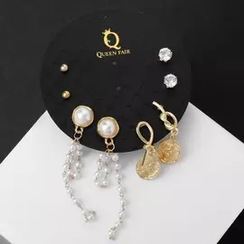 Пусеты 4 пары