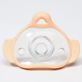 Пустышка цельносиликоновая, от 0 мес., классическая, цвет розовый