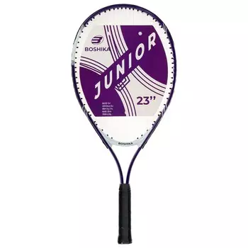 Ракетка для большого тенниса детская boshika junior, алюминий, 23'', цвет фиолетовый