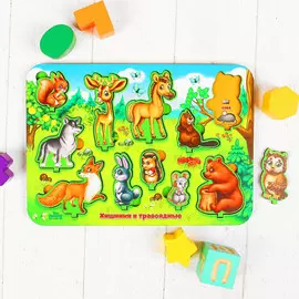 Рамка - вкладыш развивающая 3д