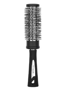 Расческа круглая термич. для укладки, ЧЕРНАЯ 23,5см Д34мм 301-011#34