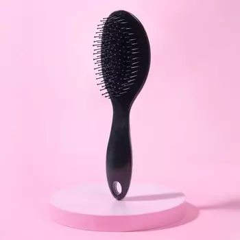 Расческа массажная, 6,5 22,5 см, цвет черный