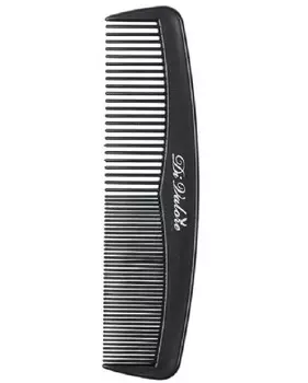 Расческа плоская мужская редкие частые зубья, ЧЕРНАЯ 12см 301-102#1