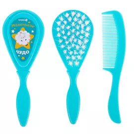 Расческа детская, массажная щетка для волос крошка я