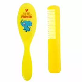 Расческа детская, массажная щетка для волос крошка я