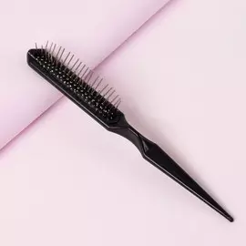 Расческа массажная, 2,5 21,3 см, цвет черный