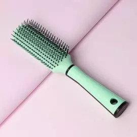 Расчёска массажная, 6 × 23 см, цвет бирюзовый