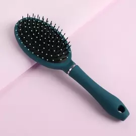 Расческа массажная, 7.524.5 (±1) см, бирюзовая