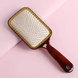 Расчёска массажная, широкая, 9 × 24,5 см, цвет