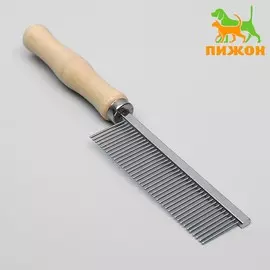 Расческа wood с деревянной ручкой, 17.53 см