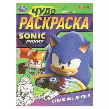 Раскраска Sonic, Умка 978-5-506-09686-3