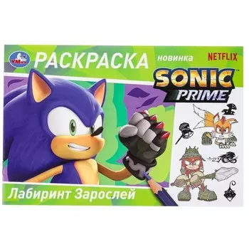 Раскраска Sonic, Умка 978-5-506-09689-4