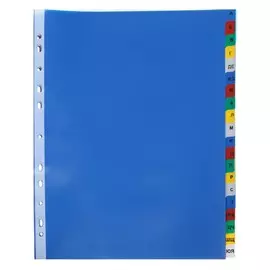 Разделитель листов а4+, 20 листов, алфавитный а-я,