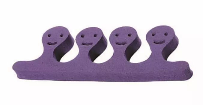 Разделители пальцев ног для педикюра 2шт., 10,9*3,6*0,9см ЦВЕТНЫЕ 111-001