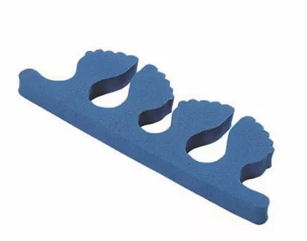 Разделители пальцев ног для педикюра 2шт., 12,2*4,3*0,9см ЦВЕТНЫЕ 111-002