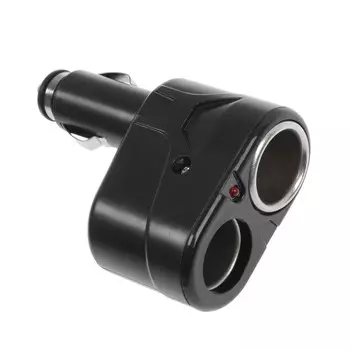 Разветвитель гнезда прикуривателя torso, 2 гнезда, 12/24 в