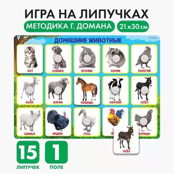 Развивающая игра на липучках