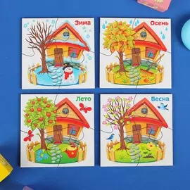 Развивающие пазлы из дерева