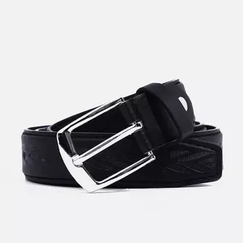 Ремень детский, ширина 2,5 см, винт, пряжка металл, цвет черный