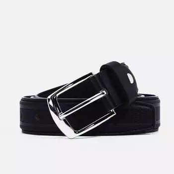 Ремень детский, ширина 2,5 см, винт, пряжка металл, цвет черный