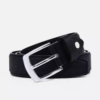 Ремень детский, ширина 2,5 см, винт, пряжка металл, цвет черный