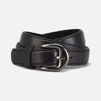 Ремень детский, ширина 2,2 см, винт, пряжка металл, цвет черный