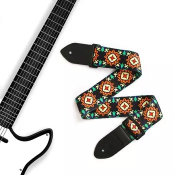 Ремень для гитары music life, 60-1175 см, орнамент