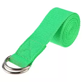 Ремень для йоги sangh, 1804 см, цвет зеленый