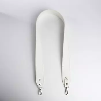 Ремень для сумки textura, цвет белый