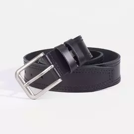 Ремень мужской, ширина 4 см, пряжка металл, цвет чёрный