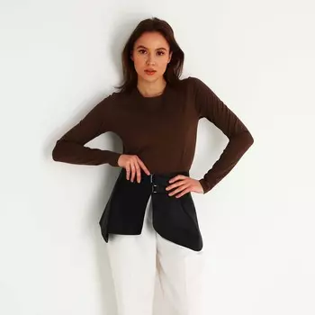 Ремень по типу баска на пряжках, цвет