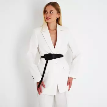 Ремень женский широкий, 1202-6 см, черный