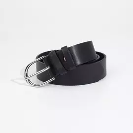 Ремень, ширина 3,5 см, винт, пряжка металл, цвет чёрный