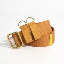 Ремень военный мужской, ширина 5 см, пряжка металл, цвет бежевый