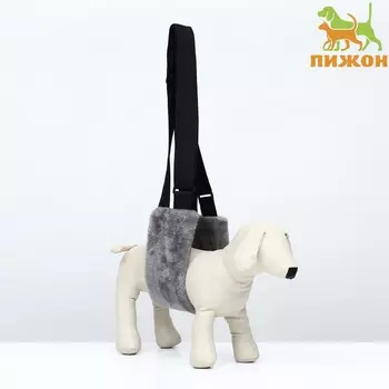 Ремень вспомогательный для лап, размер m (ог 35-40, вес 6-10 кг), серый