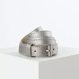 Ремень женский, ширина - 2,3 см, пряжка металл, цвет серебряный