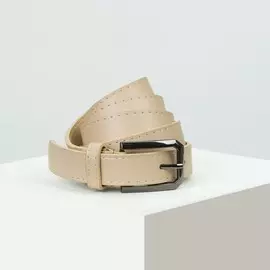 Ремень женский, ширина - 2,3 см, пряжка металл, цвет светло-коричневый