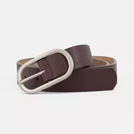 Ремень женский, ширина - 2,8 см, пряжка металл, цвет коричневый